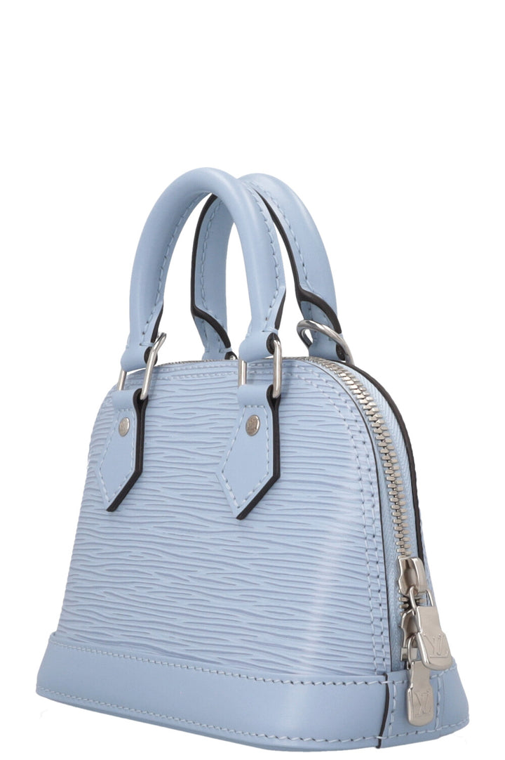 LOUIS VUITTON Alma Nano Epi Light Blue