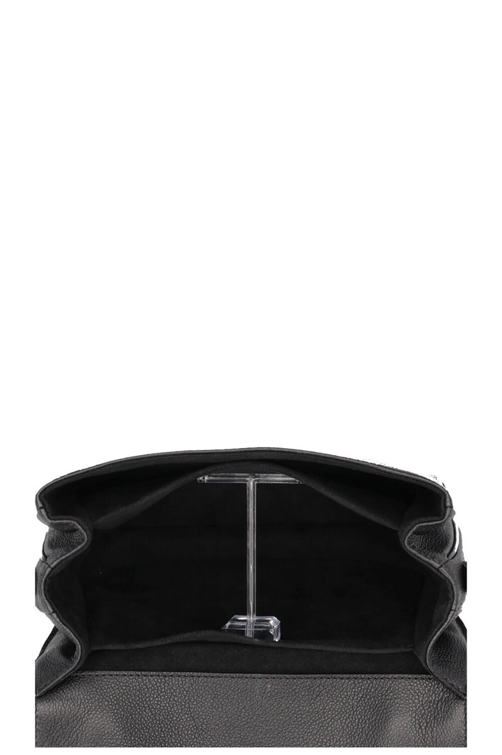 LOUIS VUITTON Pochette Metis Giant Broderies Empreinte Black