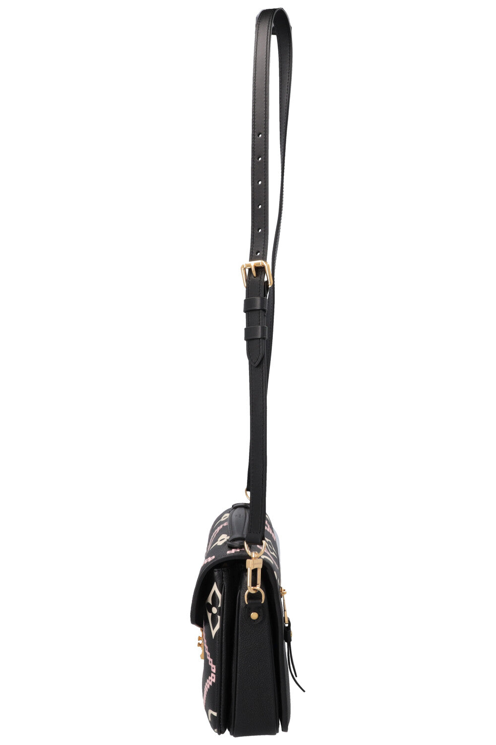 LOUIS VUITTON Pochette Metis Giant Broderies Empreinte Black