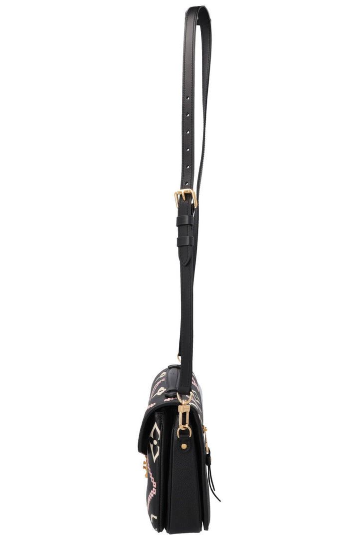LOUIS VUITTON Pochette Metis Giant Broderies Empreinte Black