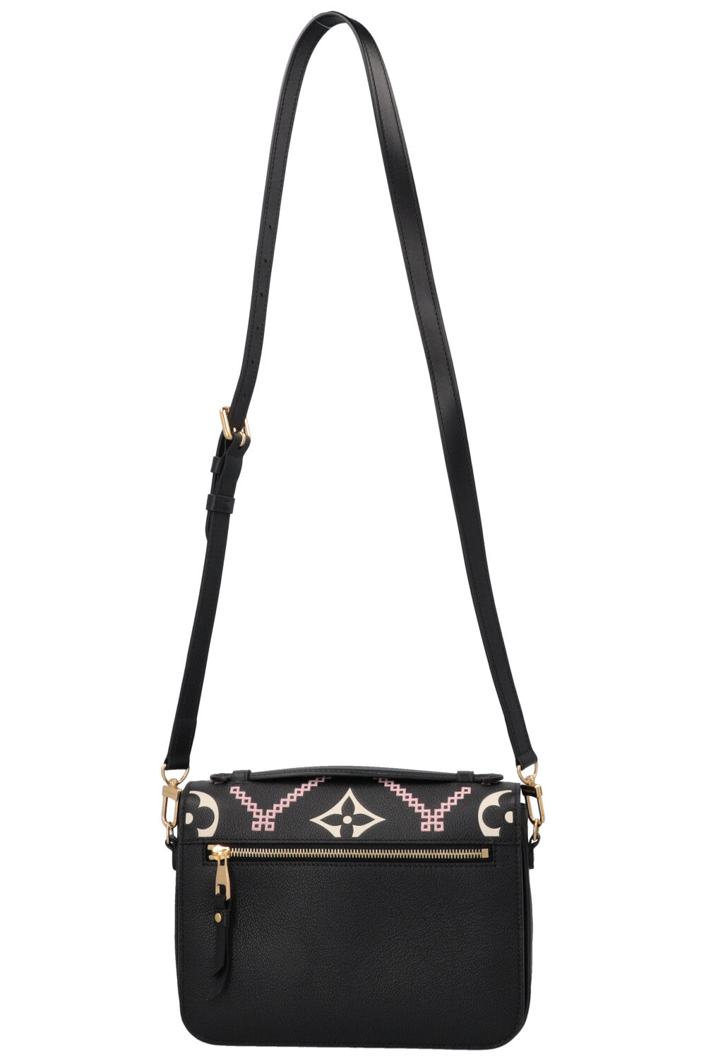 LOUIS VUITTON Pochette Metis Giant Broderies Empreinte Black