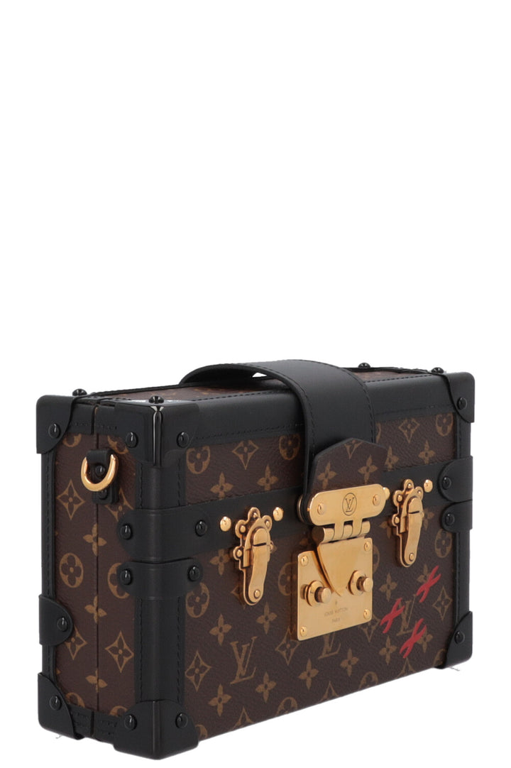 LOUIS VUITTON Petite Malle Trunk MNG Canvas