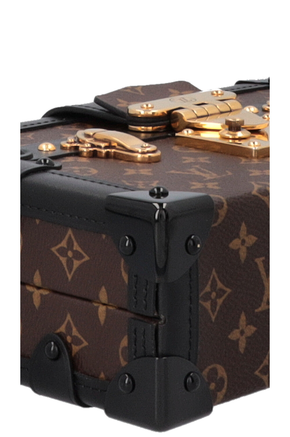 LOUIS VUITTON Petite Malle Trunk MNG Canvas