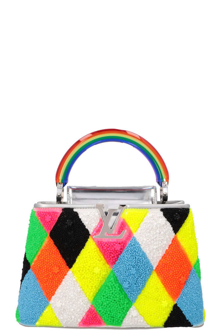 LOUIS VUITTON Artycapucines Ugo Rondinone Beaded Multicolor