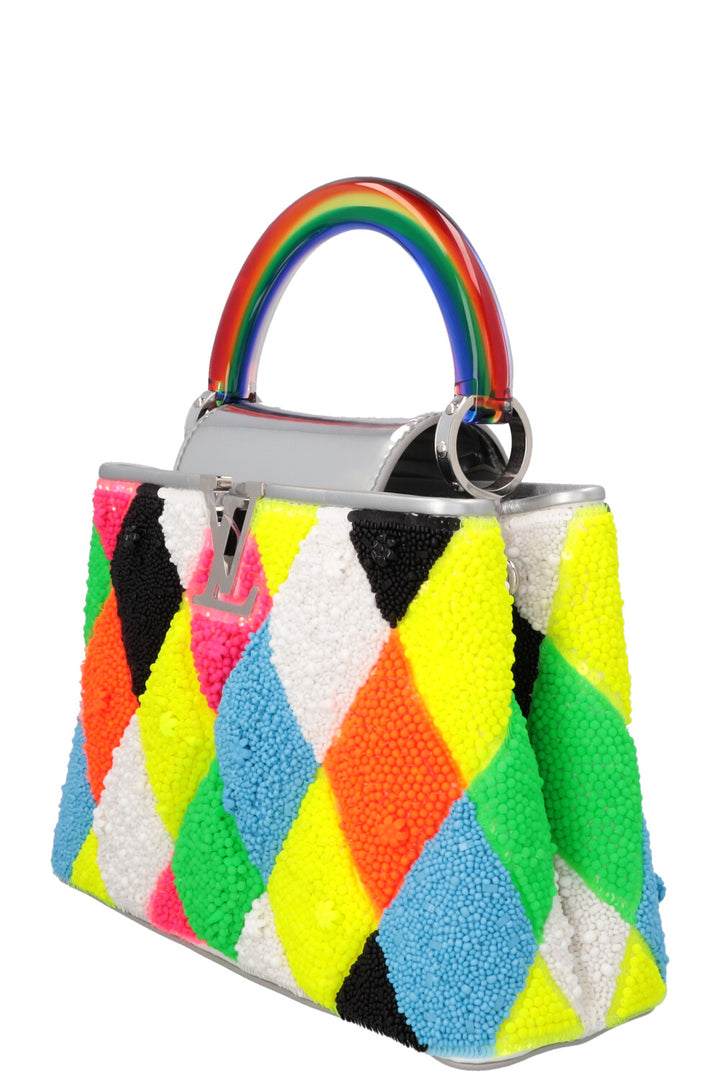LOUIS VUITTON Artycapucines Ugo Rondinone Beaded Multicolor