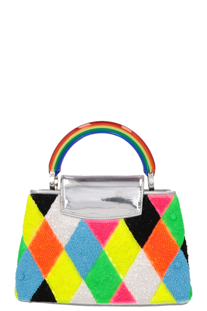 LOUIS VUITTON Artycapucines Ugo Rondinone Beaded Multicolor