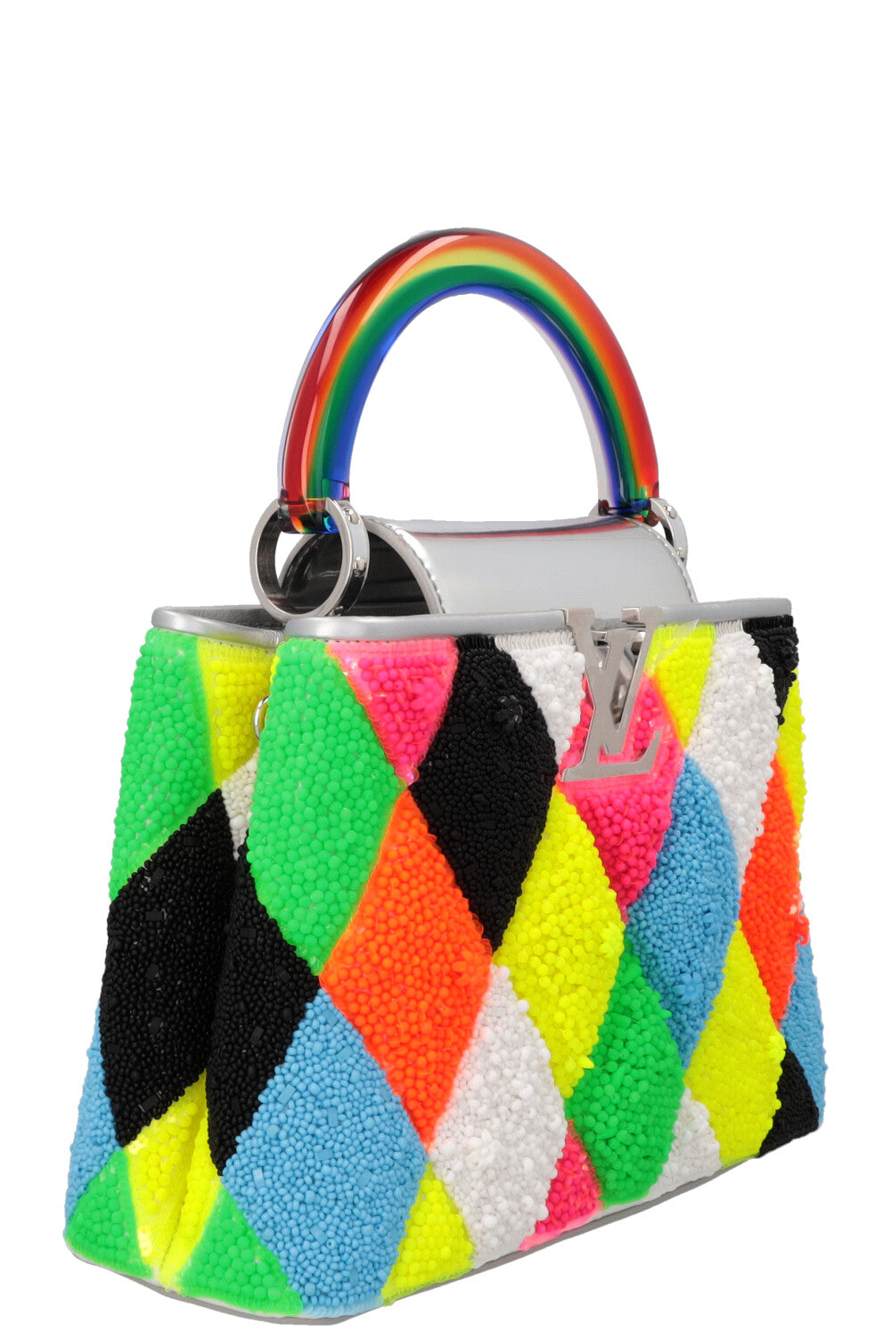 LOUIS VUITTON Artycapucines Ugo Rondinone Beaded Multicolor
