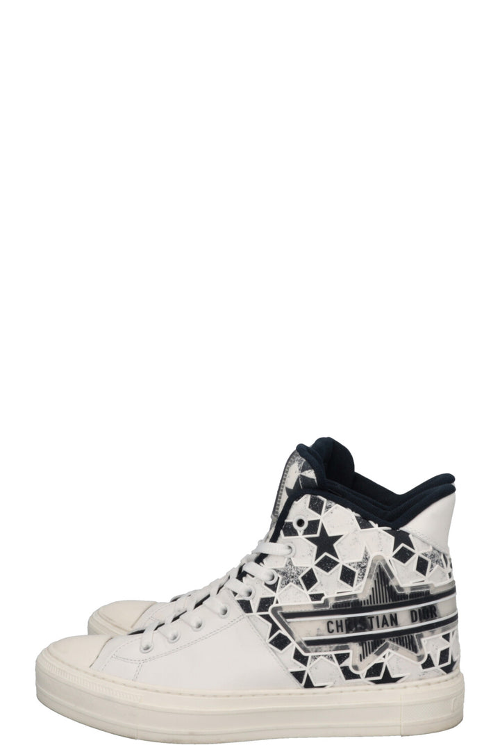 CHRISTIAN DIOR Star Walk'N'Dior Sneakers White Blue