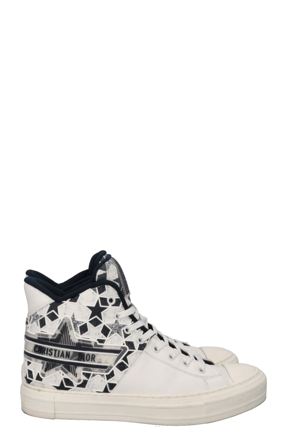 CHRISTIAN DIOR Star Walk'N'Dior Sneakers White Blue