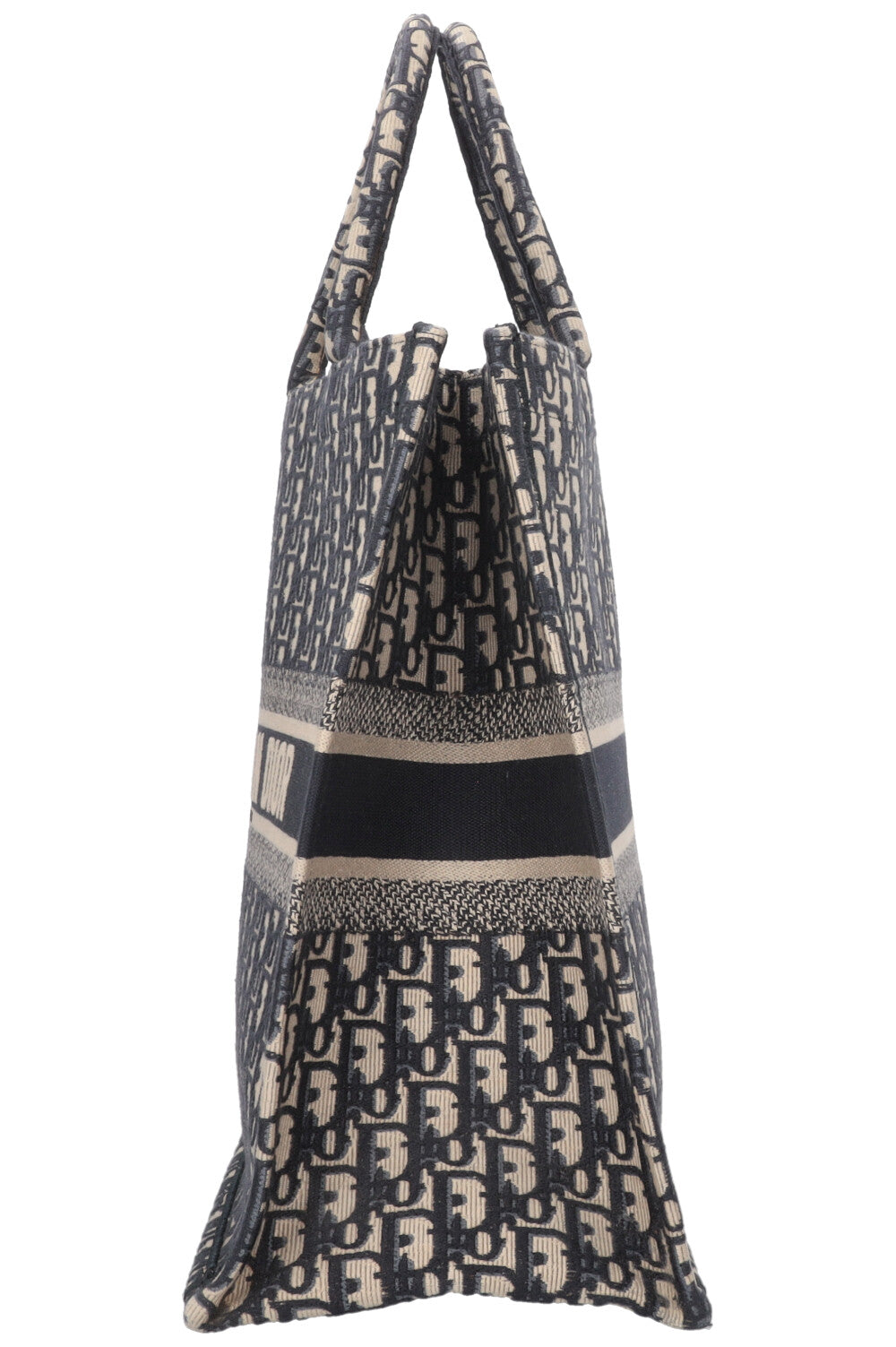 CHRISTIAN DIOR Book Tote Oblique Canvas Navy