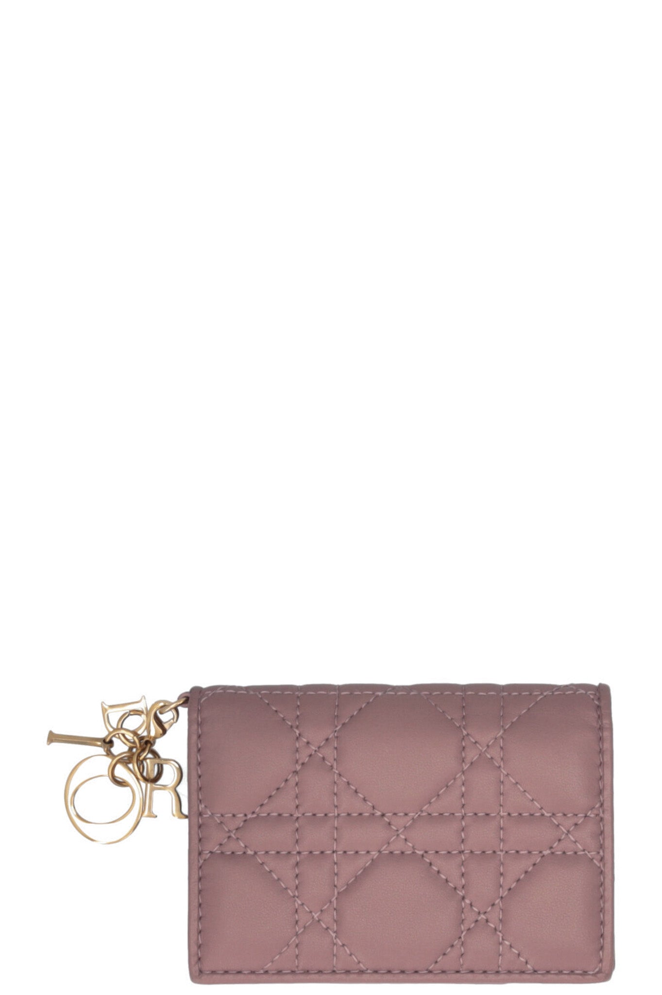 CHRISTIAN DIOR Lady Dior Bloom Card Holder Lilac – REAWAKE
