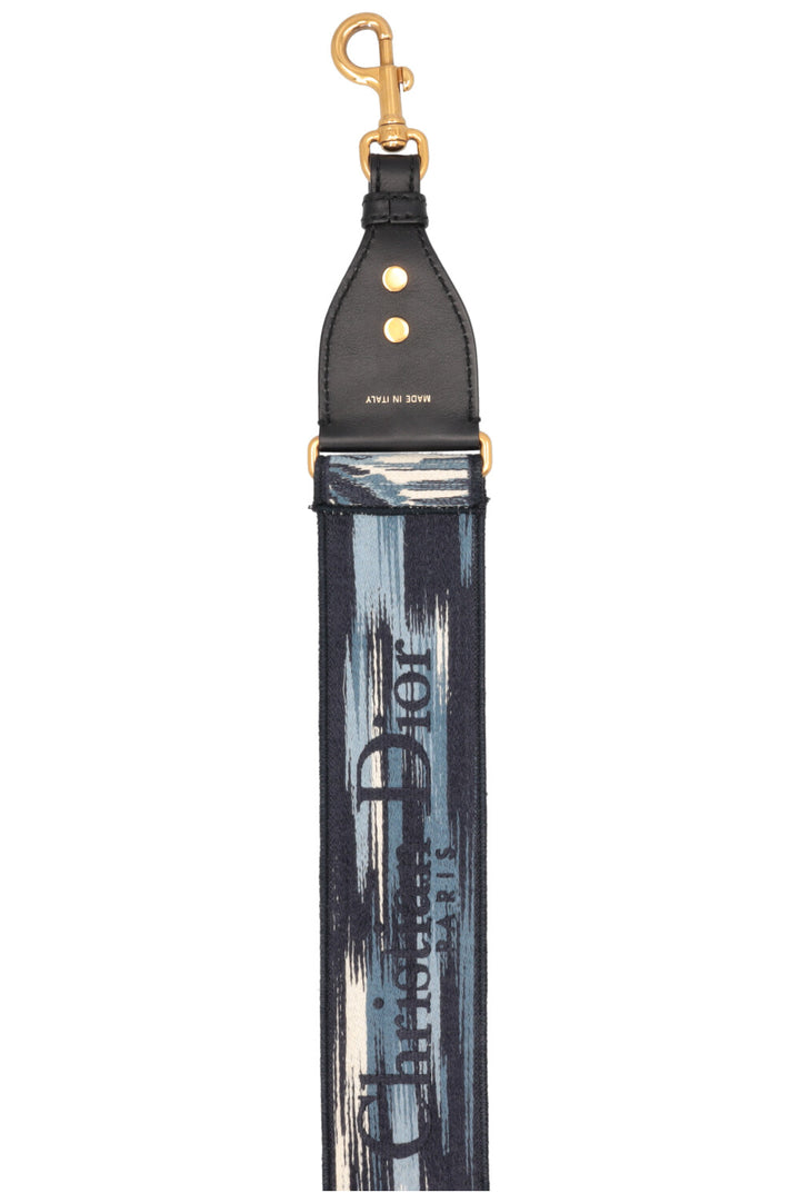 Bandoulière en toile bleue CHRISTIAN DIOR