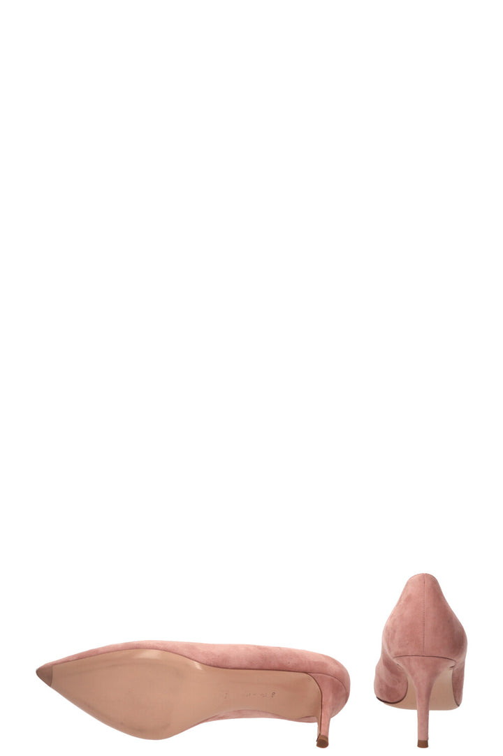 GIANVITO ROSSI Pumps Suede Blush Pink