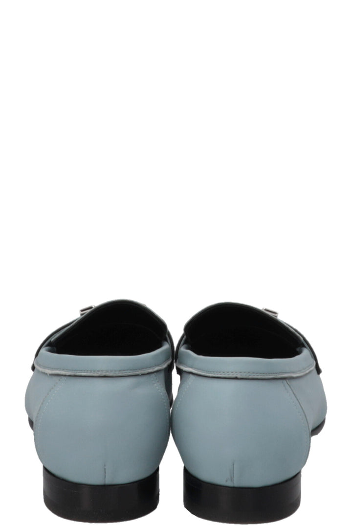 HERMÈS Paris Loafers Palladium Blue