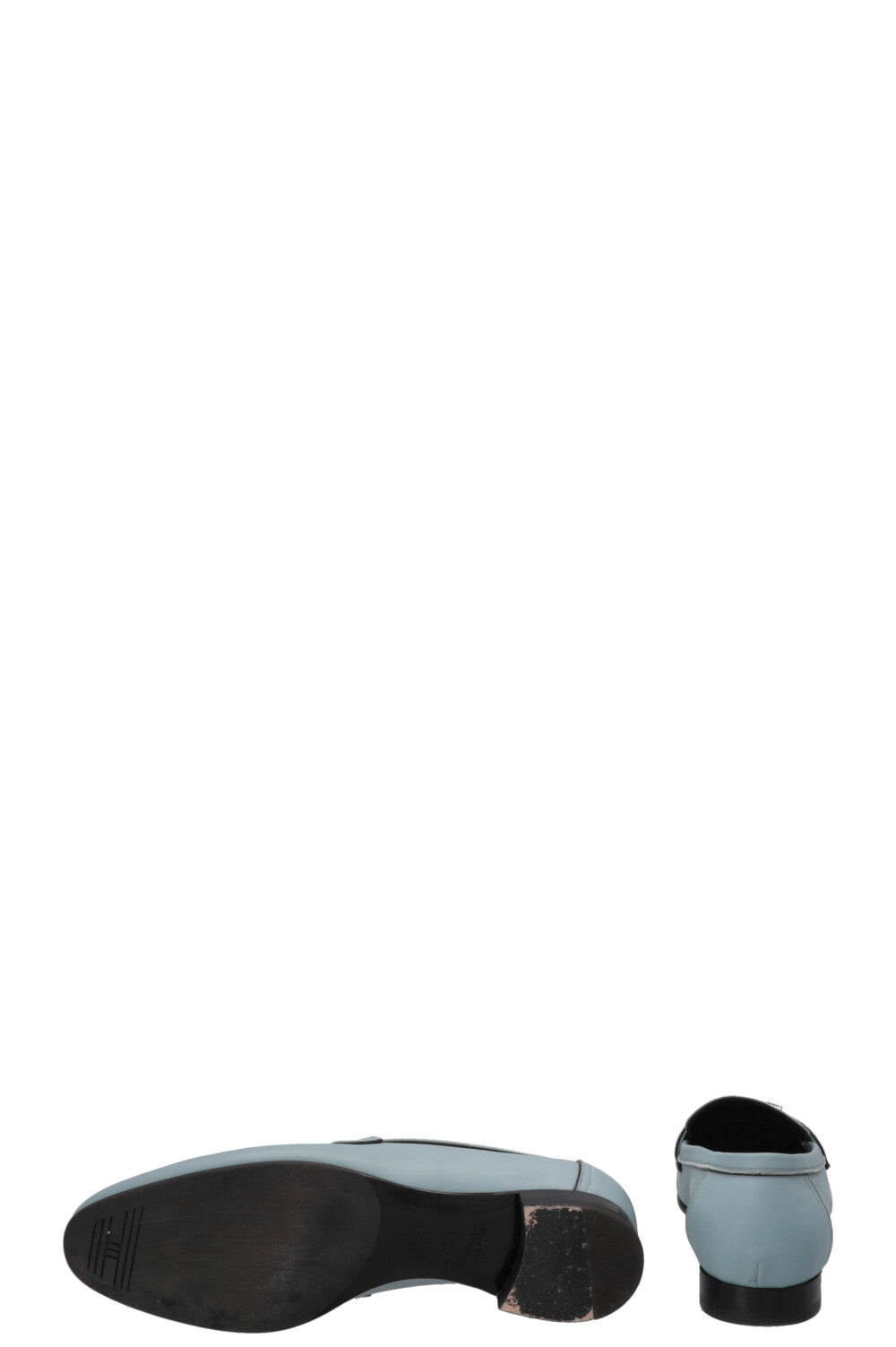 HERMÈS Paris Loafers Palladium Blue