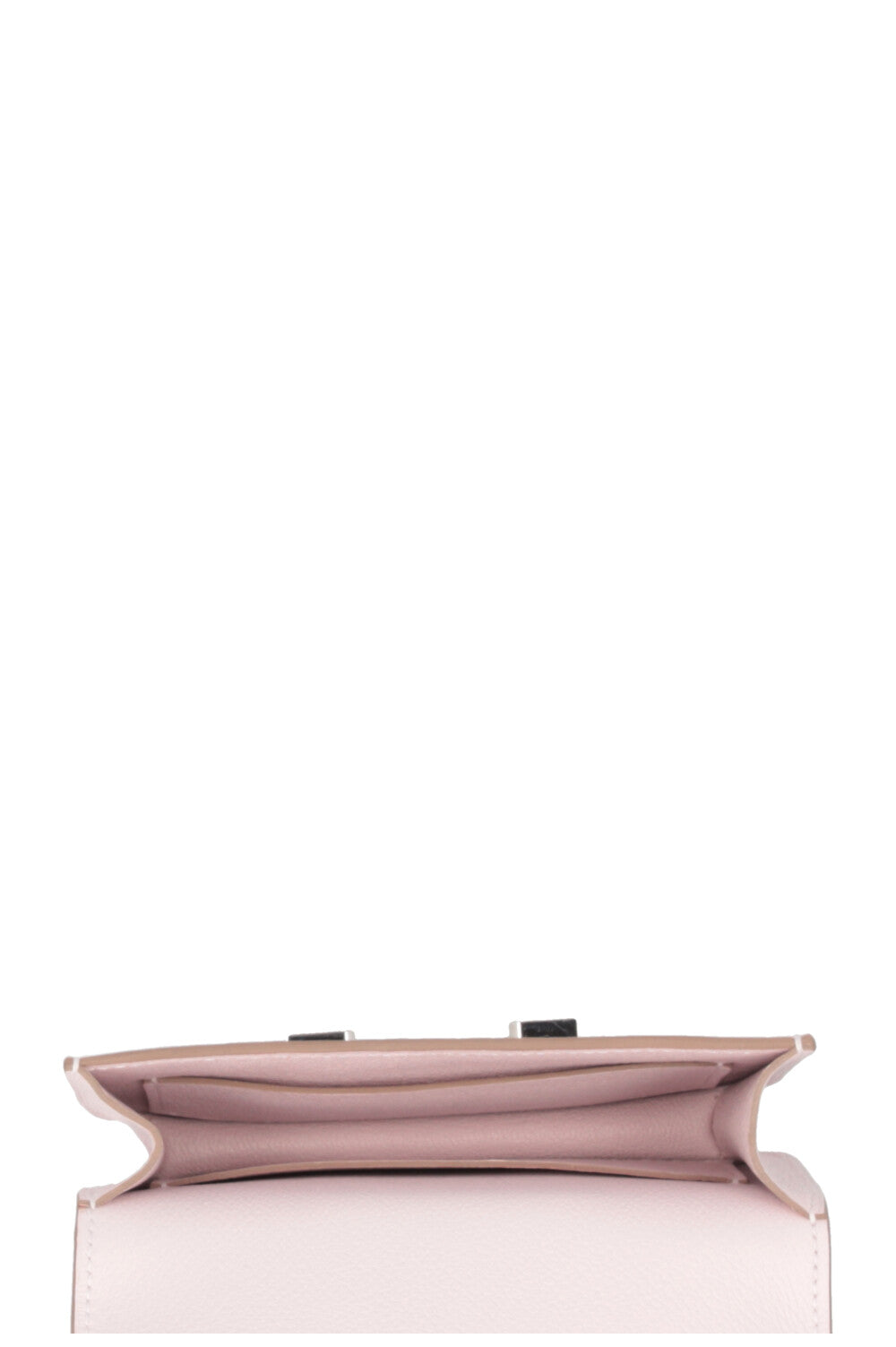 HERMÈS Constance Slim Compact Wallet Evercolor Mauve Pale