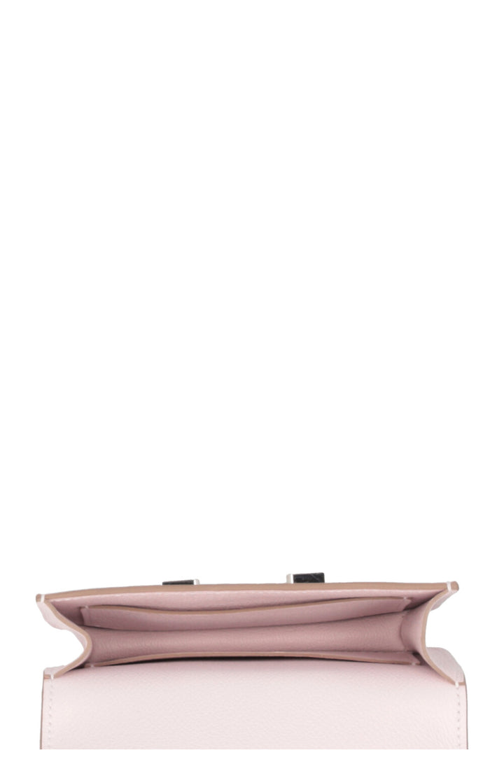 HERMÈS Constance Slim Compact Wallet Evercolor Mauve Pale
