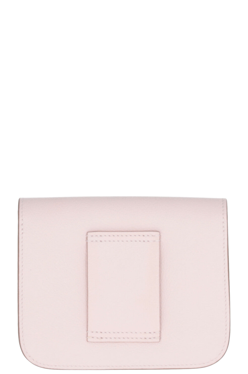 HERMÈS Constance Slim Compact Wallet Evercolor Mauve Pale