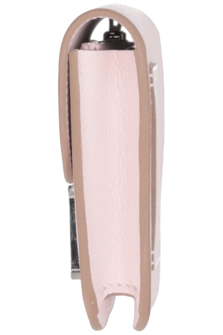 HERMÈS Constance Slim Compact Wallet Evercolor Mauve Pale