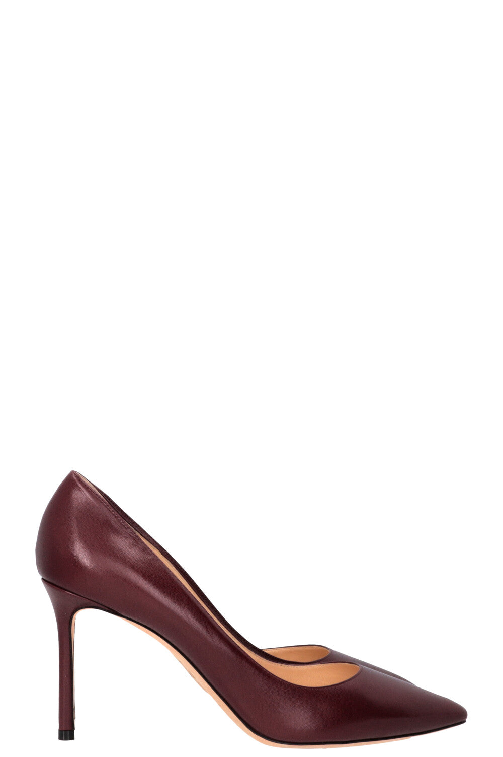 JIMMY CHOO Escarpins Cuir Bordeaux