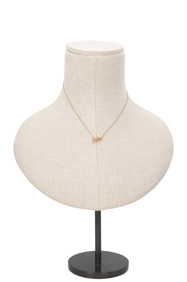 Collier Paloma's Graffiti Love en or rose 18 carats TIFFANY&CO.