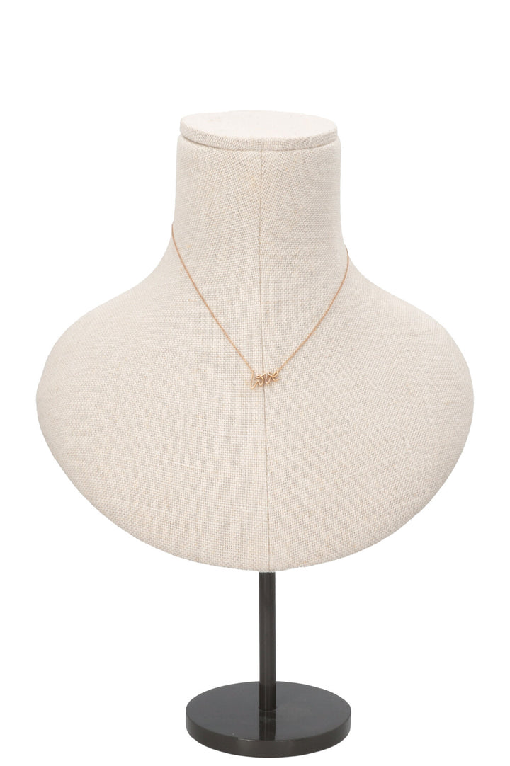 TIFFANY&CO. Paloma's Graffiti Love Necklace 18k rose gold