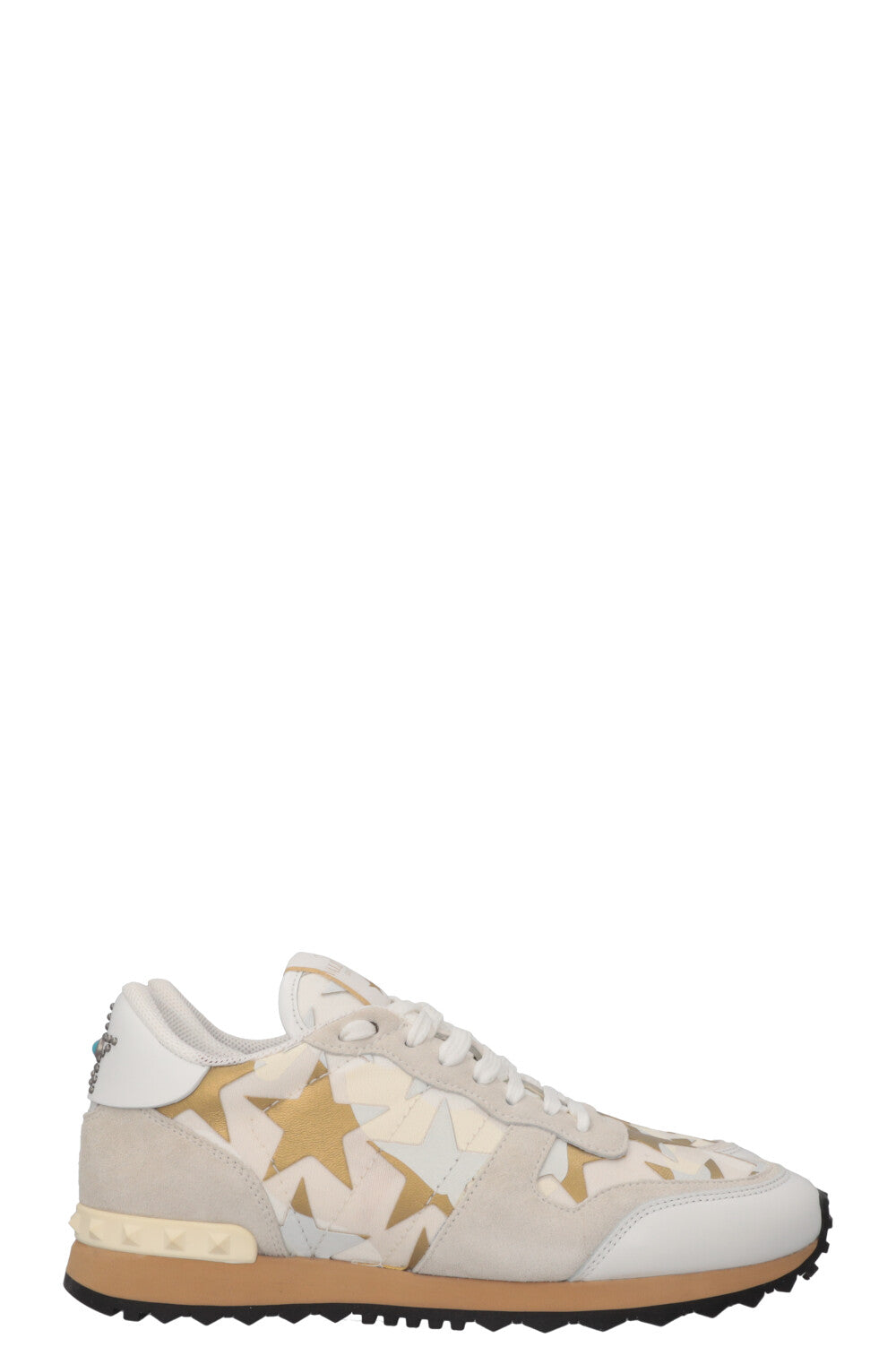 VALENTINO Rockrunner Sneakers Gold White
