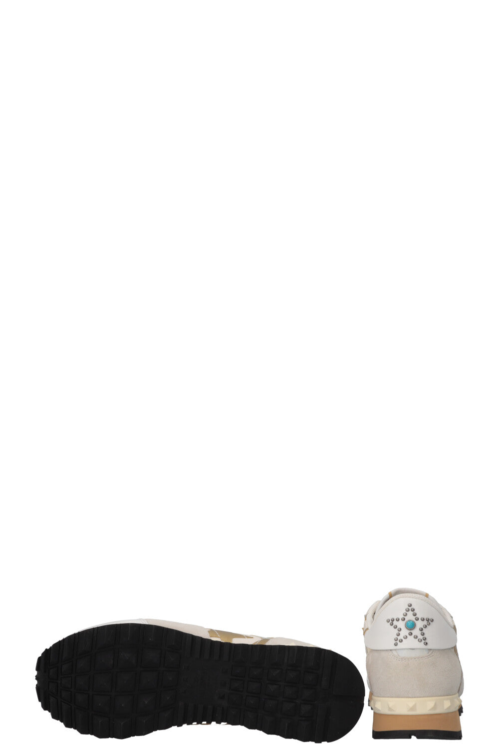 VALENTINO Rockrunner Sneakers Gold White