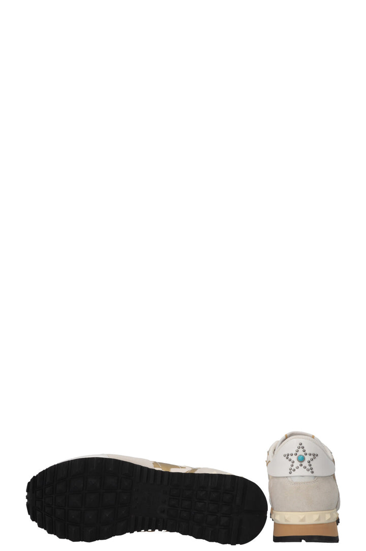 VALENTINO Rockrunner Sneakers Gold White