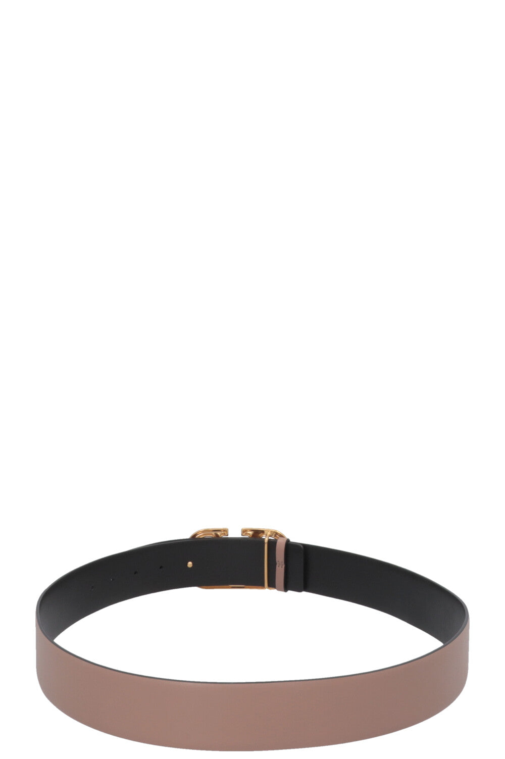 Ceinture réversible VALENTINO V Logo Nude