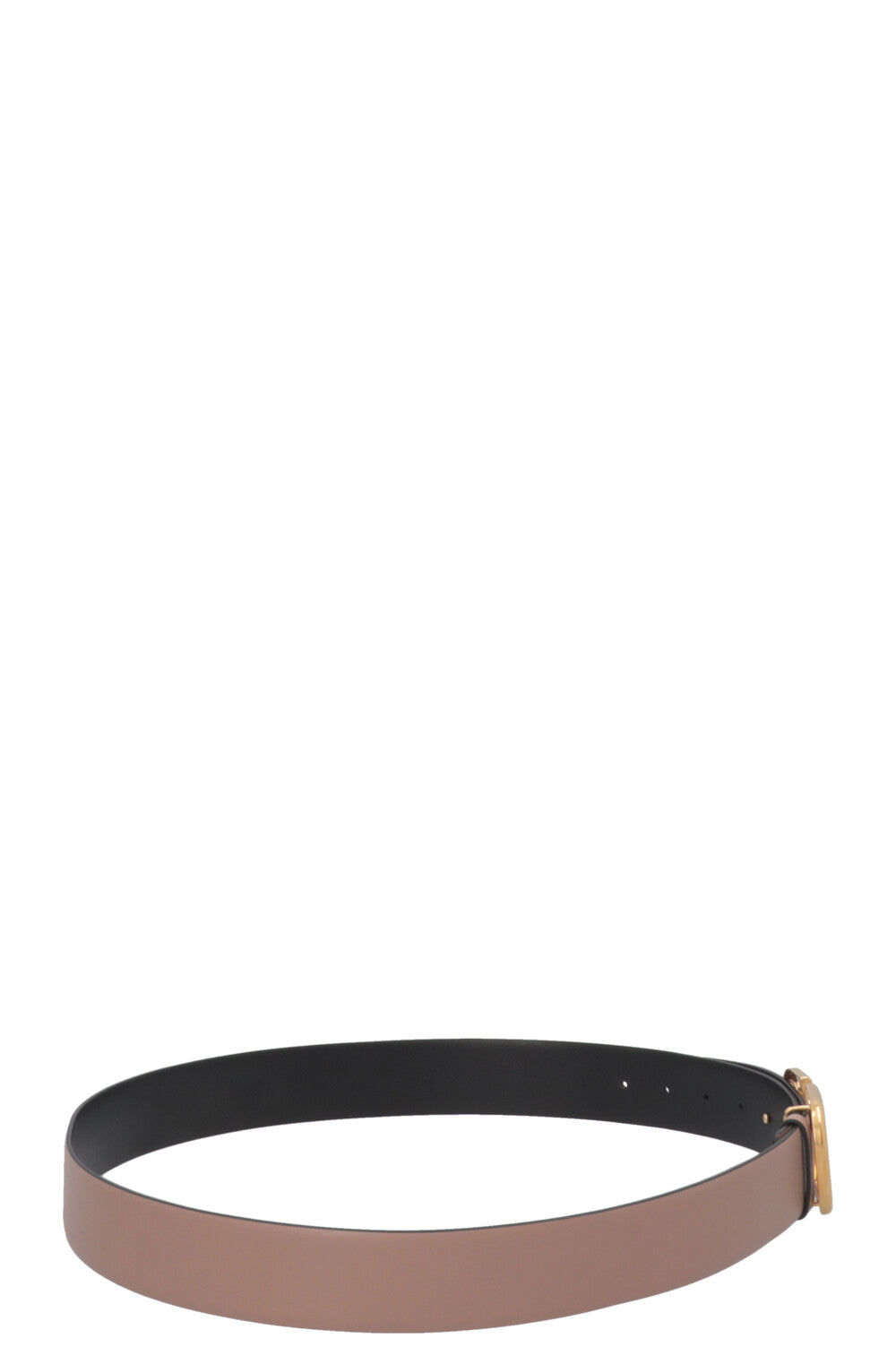 Ceinture réversible VALENTINO V Logo Nude