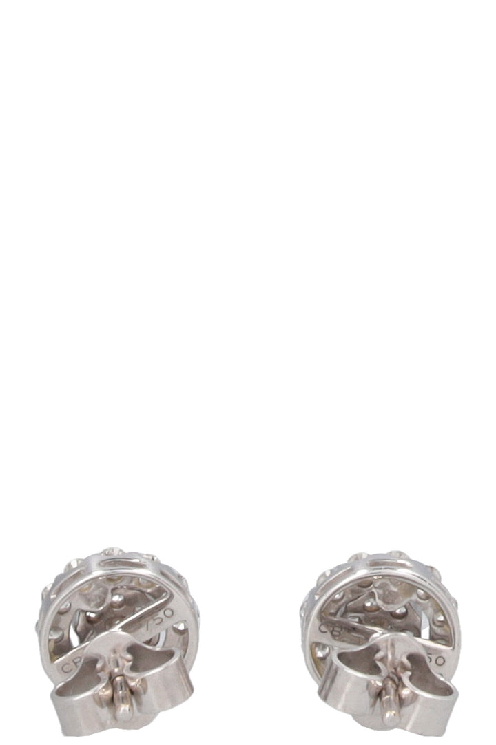 BUCHERER Fine Jewelery Diamond Earrings 18k White Gold