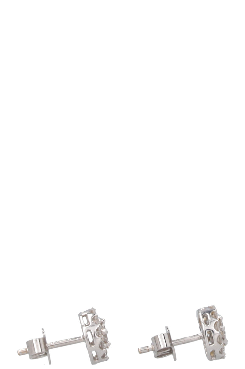 BUCHERER Fine Jewelery Diamond Earrings 18k White Gold