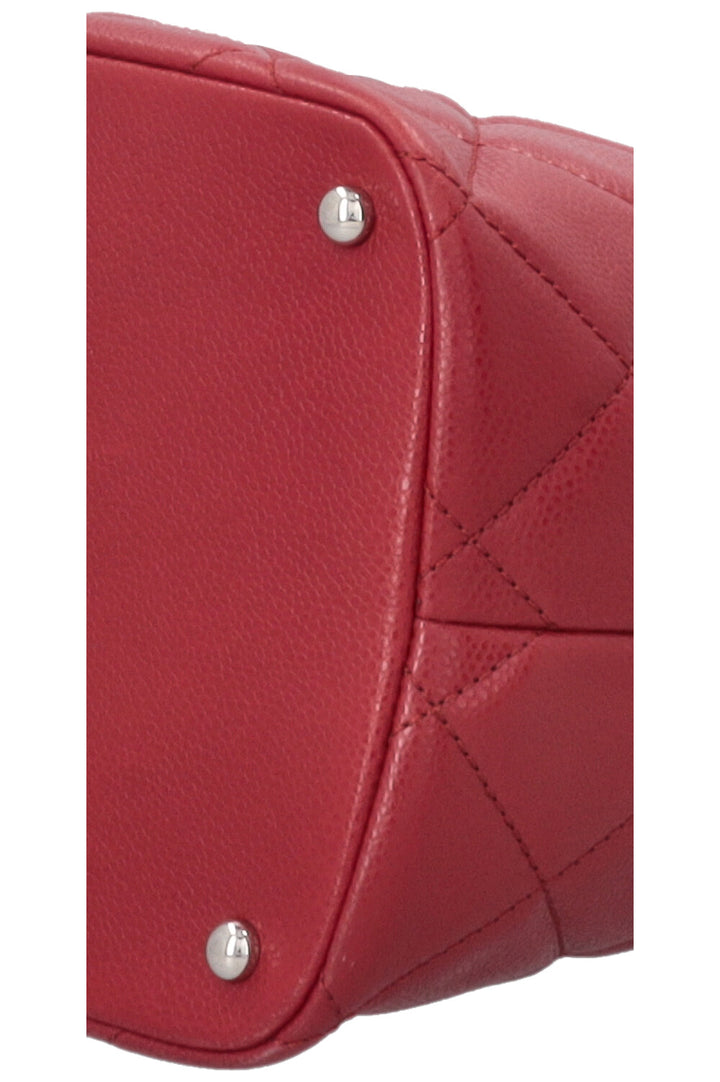 CHANEL Timeless Soft Shopper Tote Caviar Red