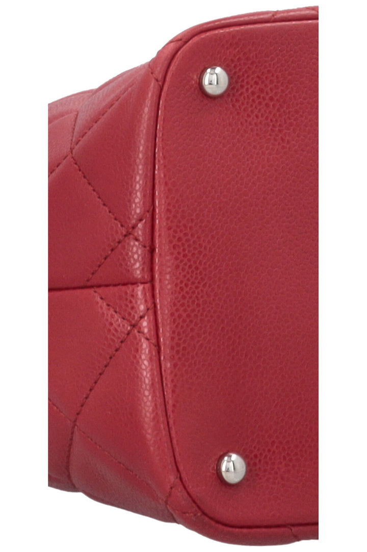 CHANEL Timeless Soft Shopper Tote Caviar Red