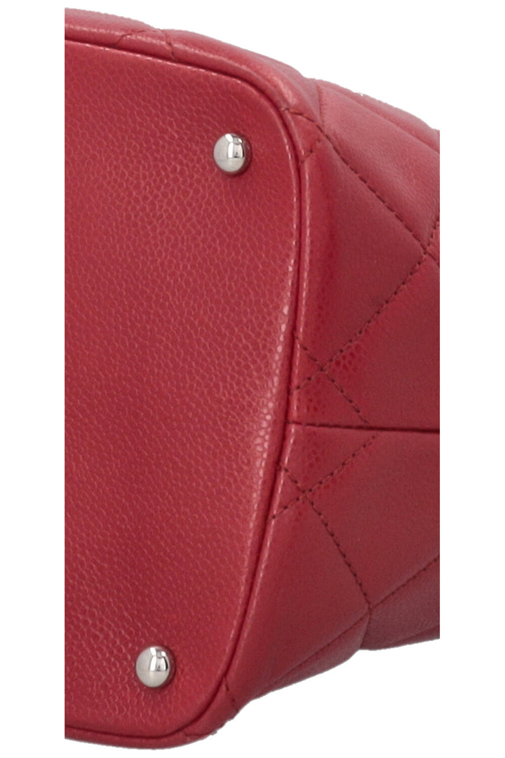 CHANEL Timeless Soft Shopper Tote Caviar Red