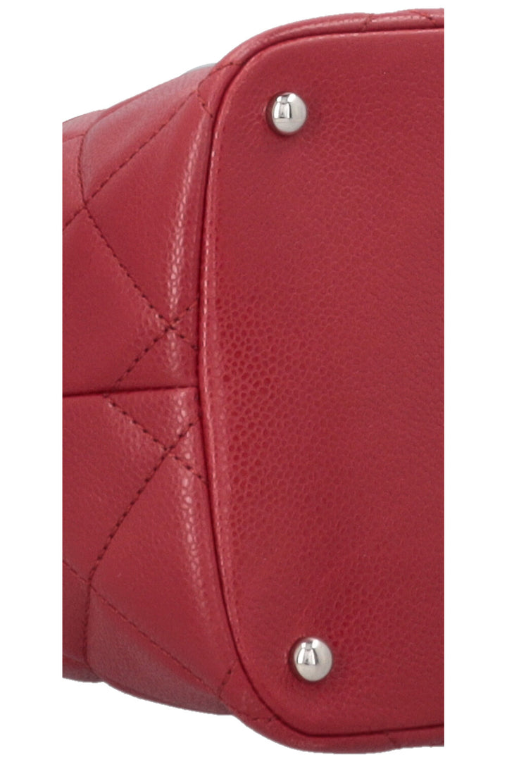 CHANEL Timeless Soft Shopper Tote Caviar Red