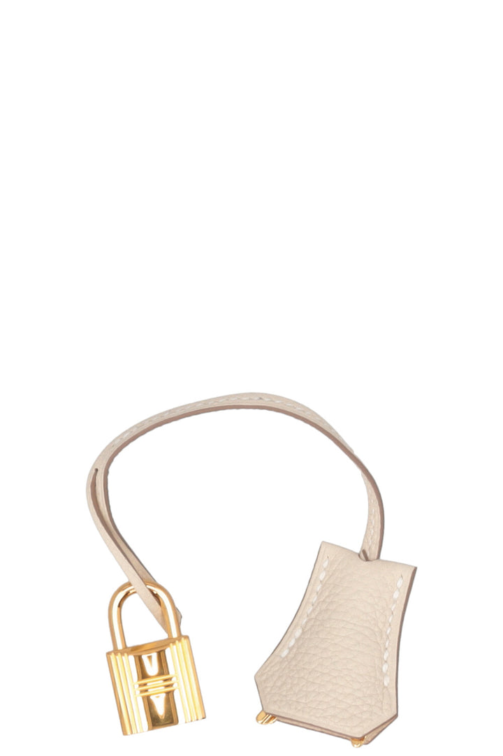 HERMÈS Birkin 25 Retourne Togo Craie