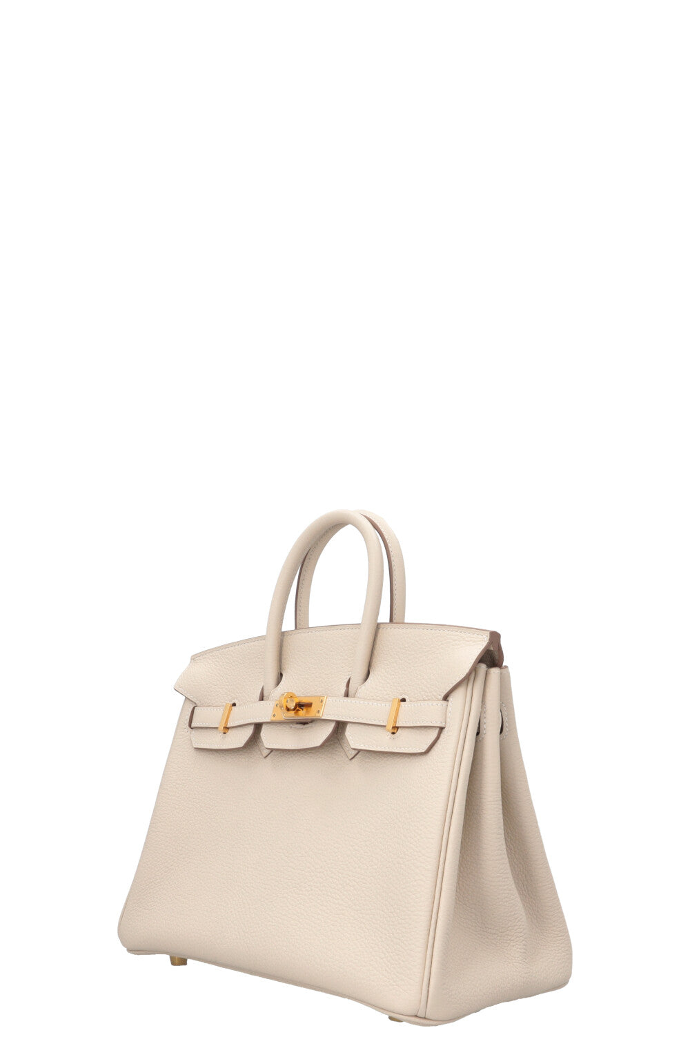 HERMÈS Birkin 25 Retourne Togo Craie