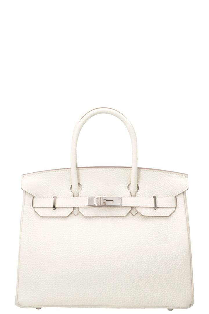 HERMÈS Birkin 30 Retourne Clemence Beton