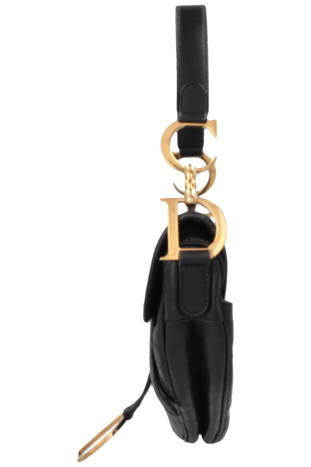 CHRISTIAN DIOR Vintage Saddle Bag Ostrich Black – REAWAKE