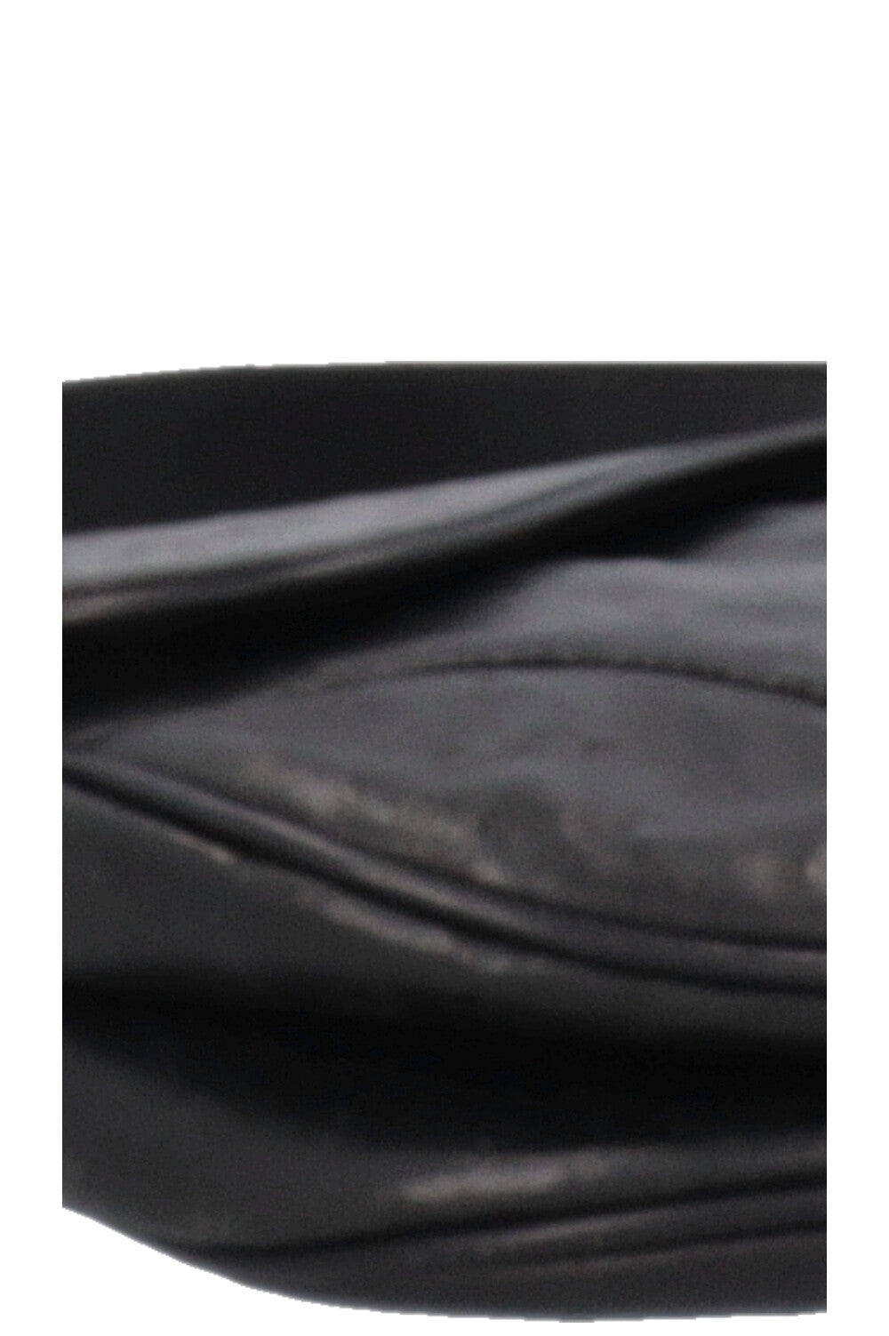 CHRISTIAN DIOR Vintage Saddle Bag Ostrich Black