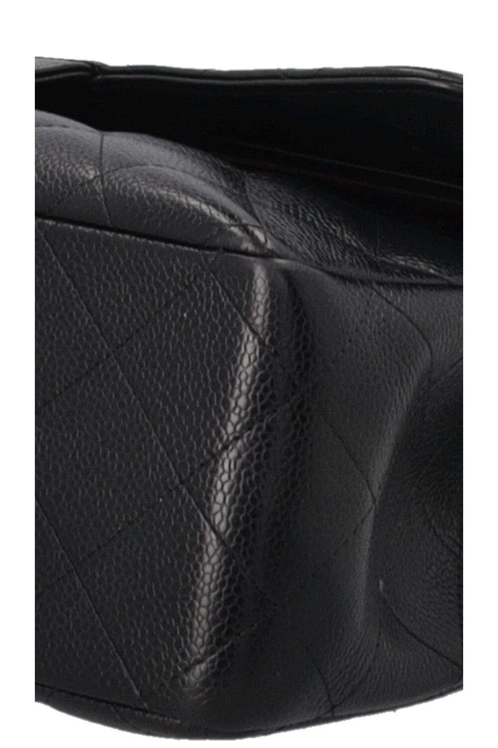 CHANEL Double Flap Bag Large Caviar Black