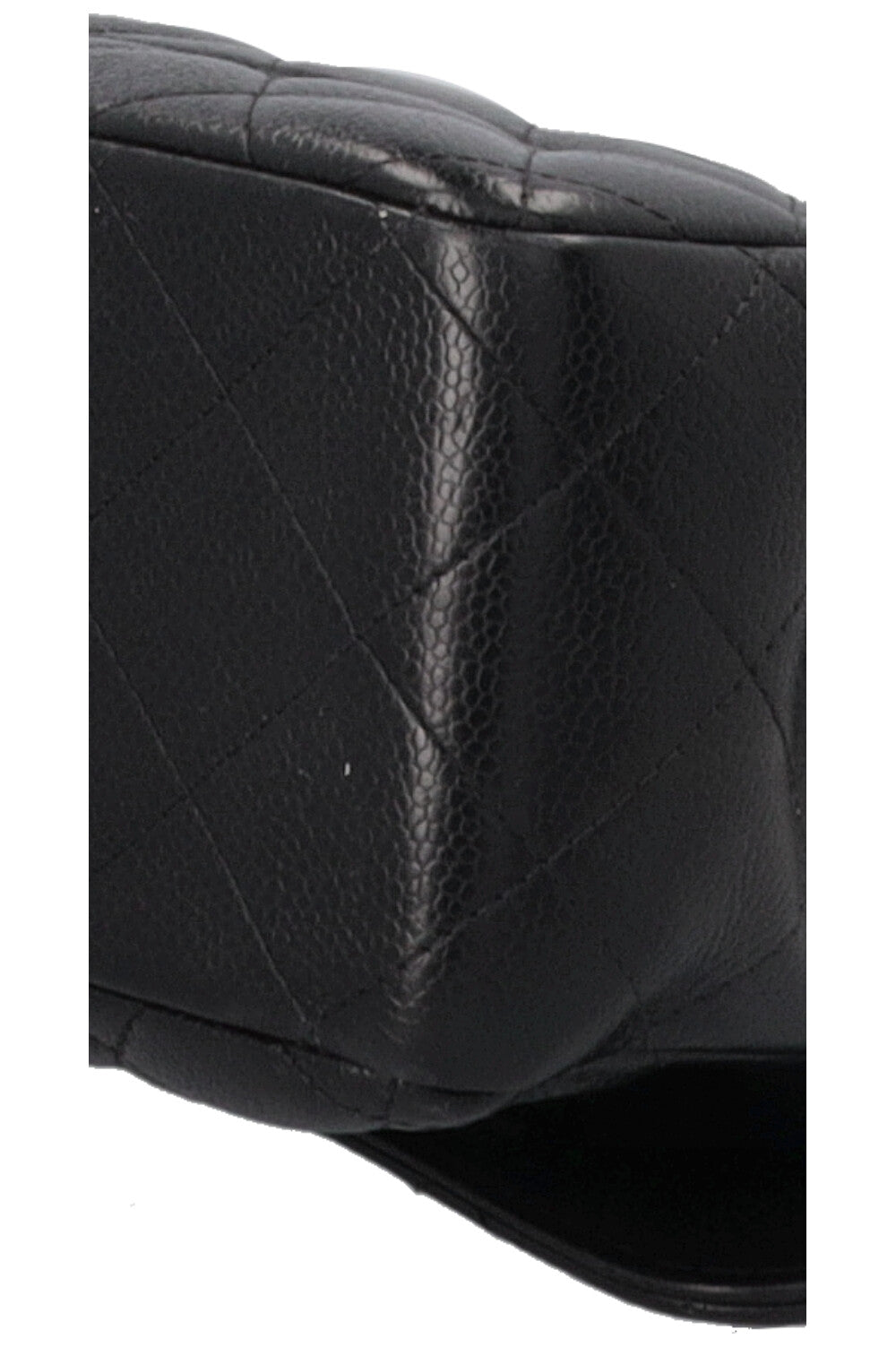 CHANEL Double Flap Bag Large Caviar Black