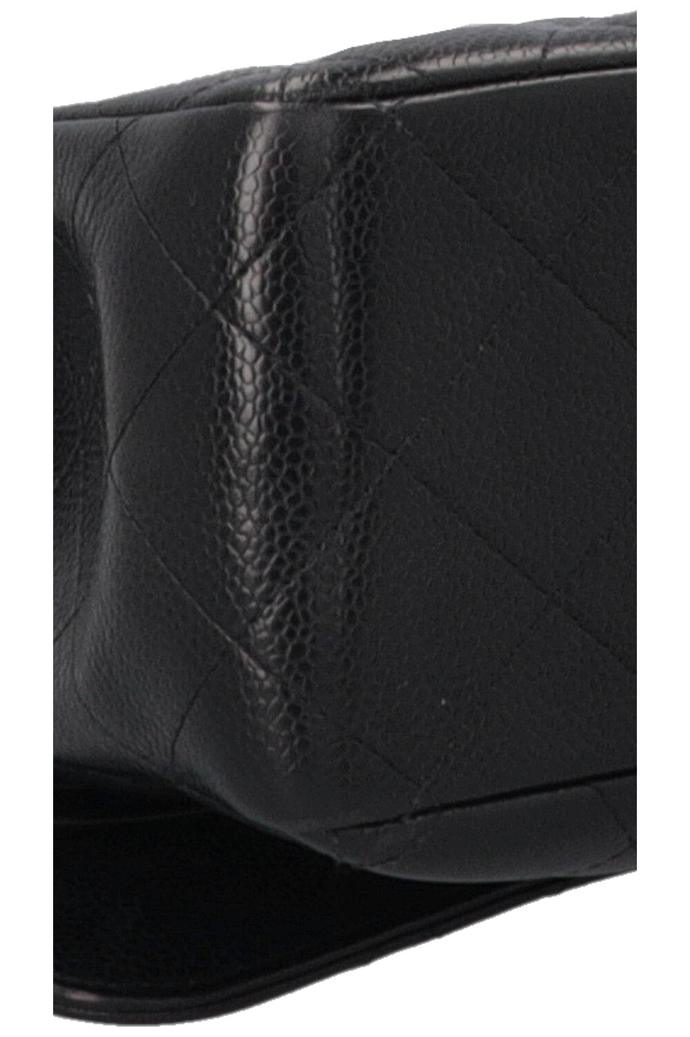 CHANEL Double Flap Bag Large Caviar Black