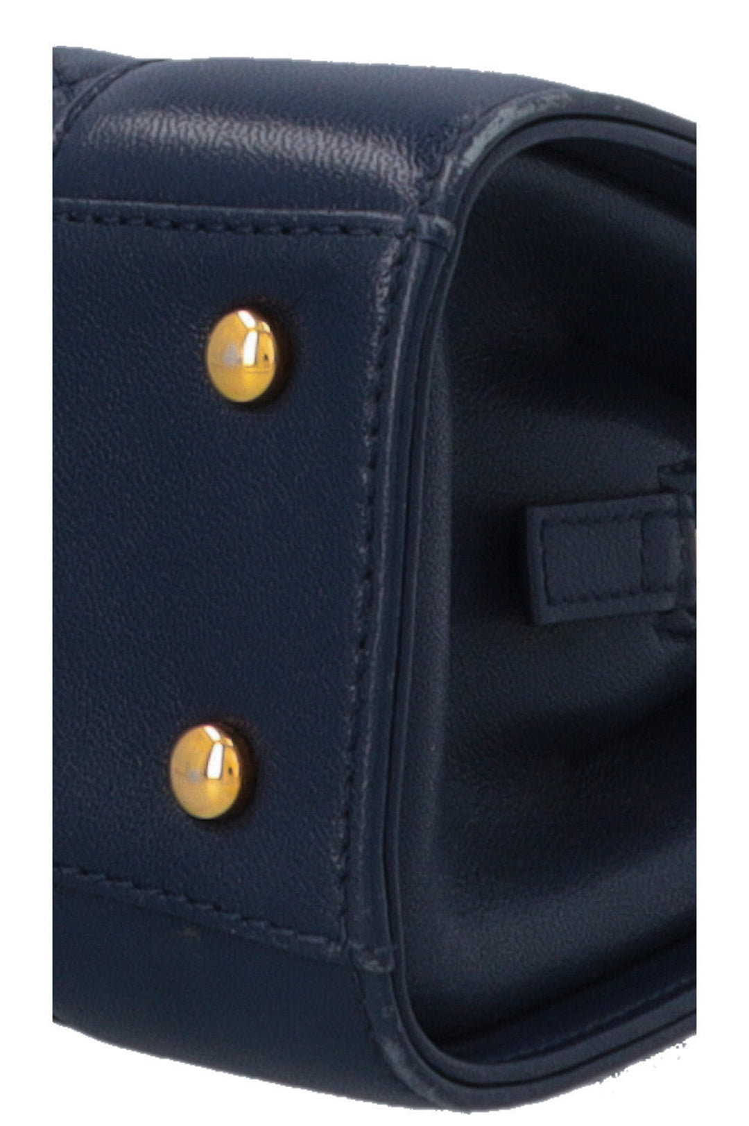 CHANEL Small Mademoiselle CC Quilted Tote Bag Navy