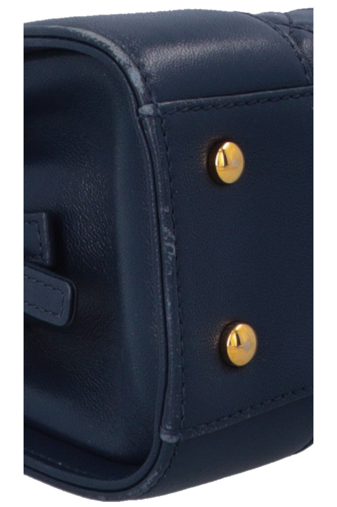 CHANEL Small Mademoiselle CC Quilted Tote Bag Navy