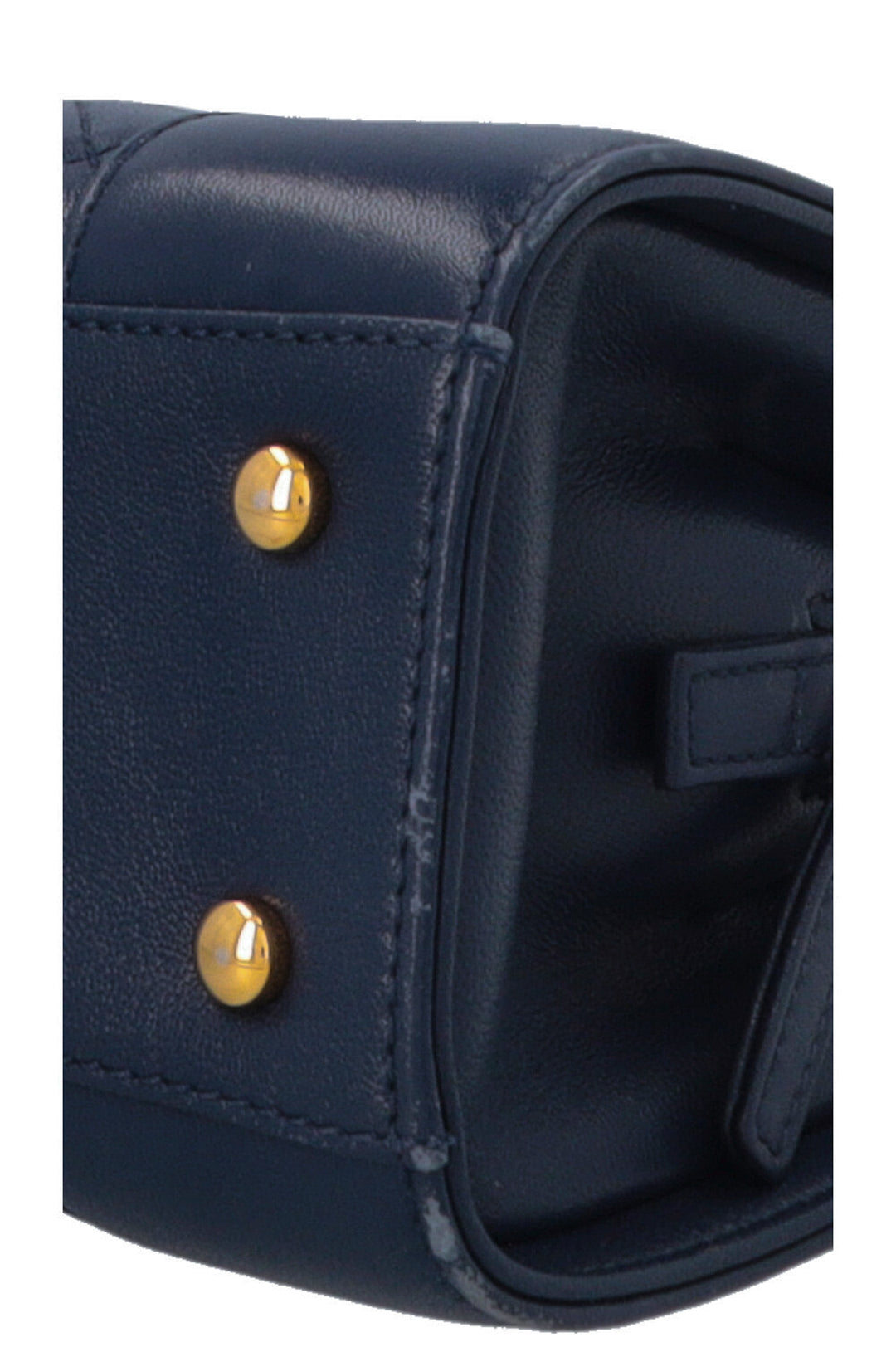 CHANEL Small Mademoiselle CC Quilted Tote Bag Navy