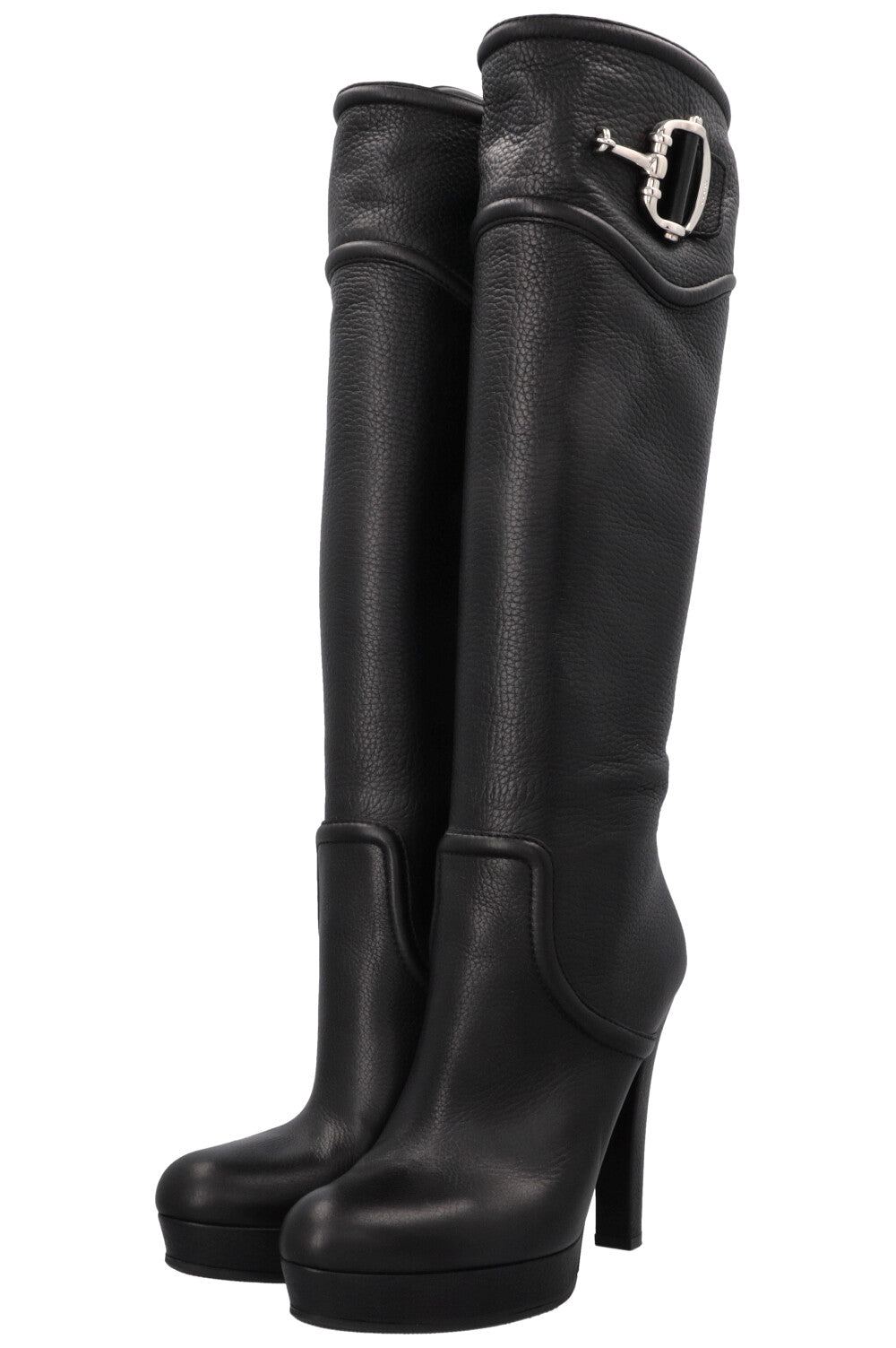 GUCCI Horsebit Boots Black