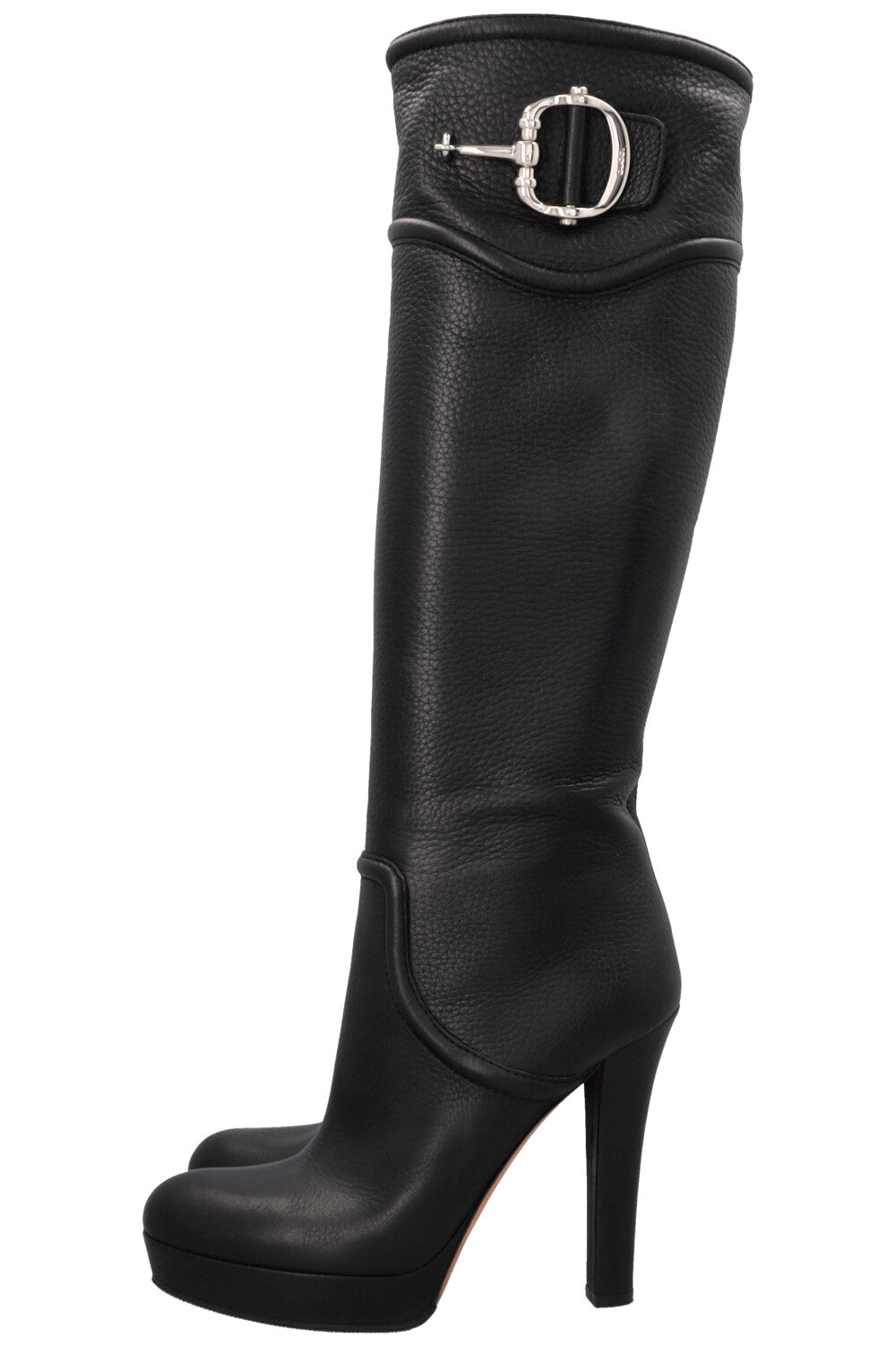 GUCCI Horsebit Boots Black